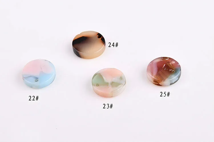 Круглые сережки из уксусной кислоты ручная работа подвеска для ушей ювелирный