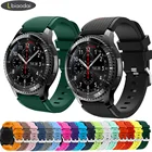 Ремешок силиконовый для Samsung Active 2, браслет для Galaxy watch 3 4145 мм Gear s3 46 мм, Huawei watch GT2, 20 мм 22 мм 40 мм44 мм