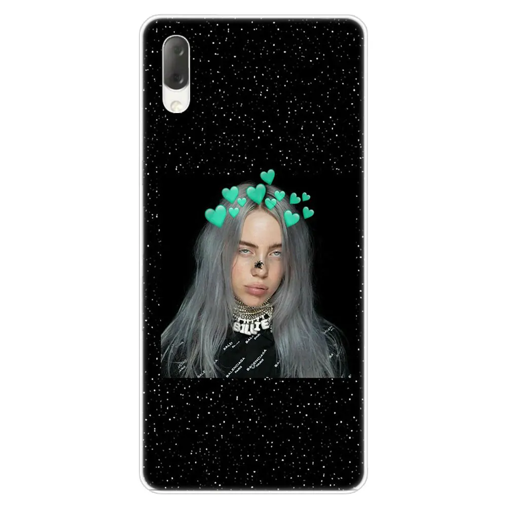 Billie Eilish Мода жесткий чехол для Sony Xperia L1 L2 L3 X XA XA1 XA2 XA3 ультра 10 плюс E5 XZ XZ1 XZ2 компактный XZ3 XZ5 2 20 крышка