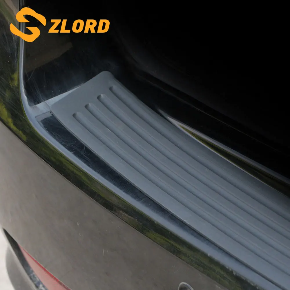 Автомобильная накладка на задний бампер защитная крышка порога против