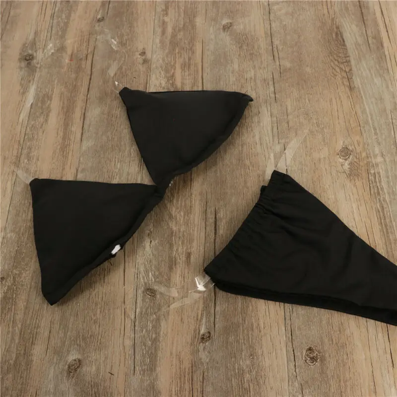 Новинка 2020 летний женский сексуальный комплект бикини однотонные купальники