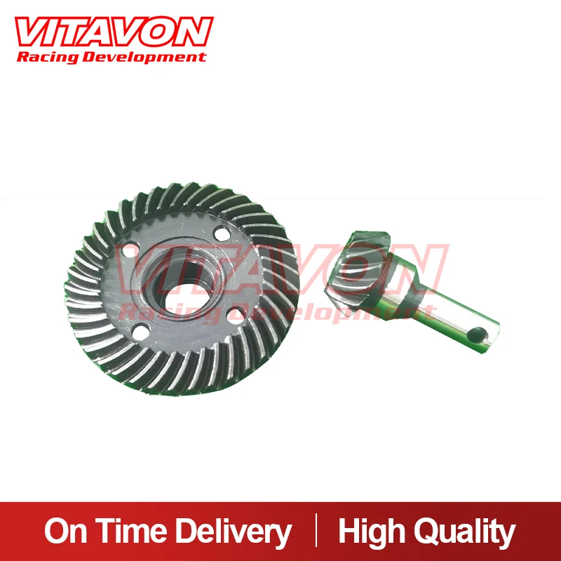 

VITAVON HD Steel Ring & Pinion Helical/Spiral Cut Bevel Gear Set For Axial RBX10 Ryft