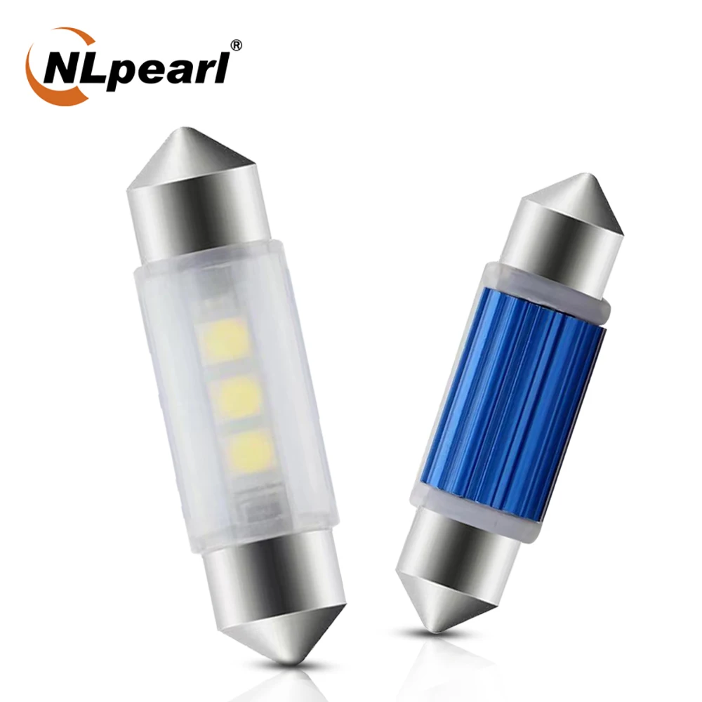 

NLpearl 2X Signal Lamp C5W Led Canbus Festoon Led 31mm 36mm 39mm 41mm 3030 SMD C10W Led Interior Lamps License Plate Lamp 12V