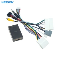 leewa car audio 16pin android power cable adapter with canbus box for nissan sylphy tiida cddvd player wiring harness ca6555
