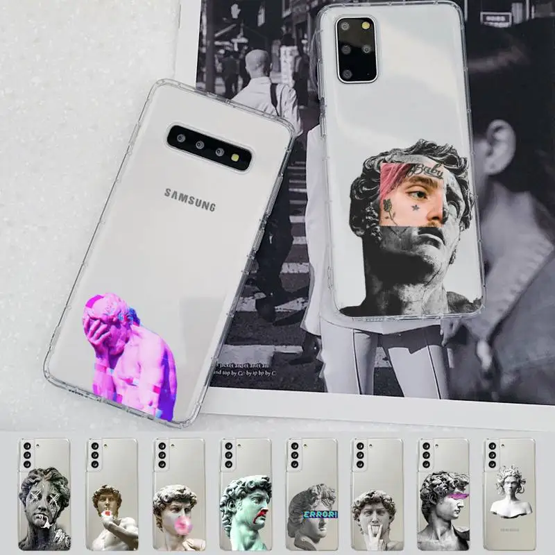 

Alternative statue David art Phone Case For Samsung A 10 20 30 50s 70 51 52 71 4g 12 31 21 31 S 20 21 plus Ultra