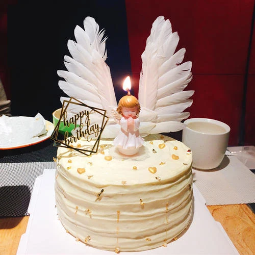 1 шт. белое черное Розовое перо украшение для торта вилка вечеринки принцесса