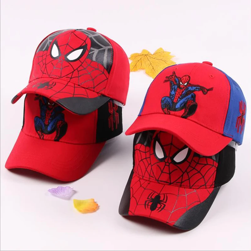 Детская хлопковая бейсболка с вышивкой и мультяшным принтом | Спорт развлечения