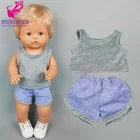 17 дюймов кукла Спортивная одежда для Nenuco Ropa y su Hermanita кукла спортивный костюм игрушки наряд