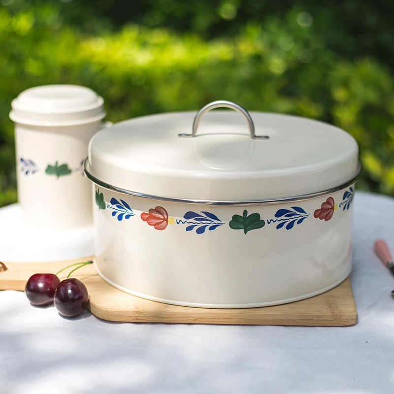 Small Round Home Sealed Storage Tank Snack Baking Jars Melon Nuts Cookie Sundries Box with Moisture-proof Sealing Ring | Дом и сад