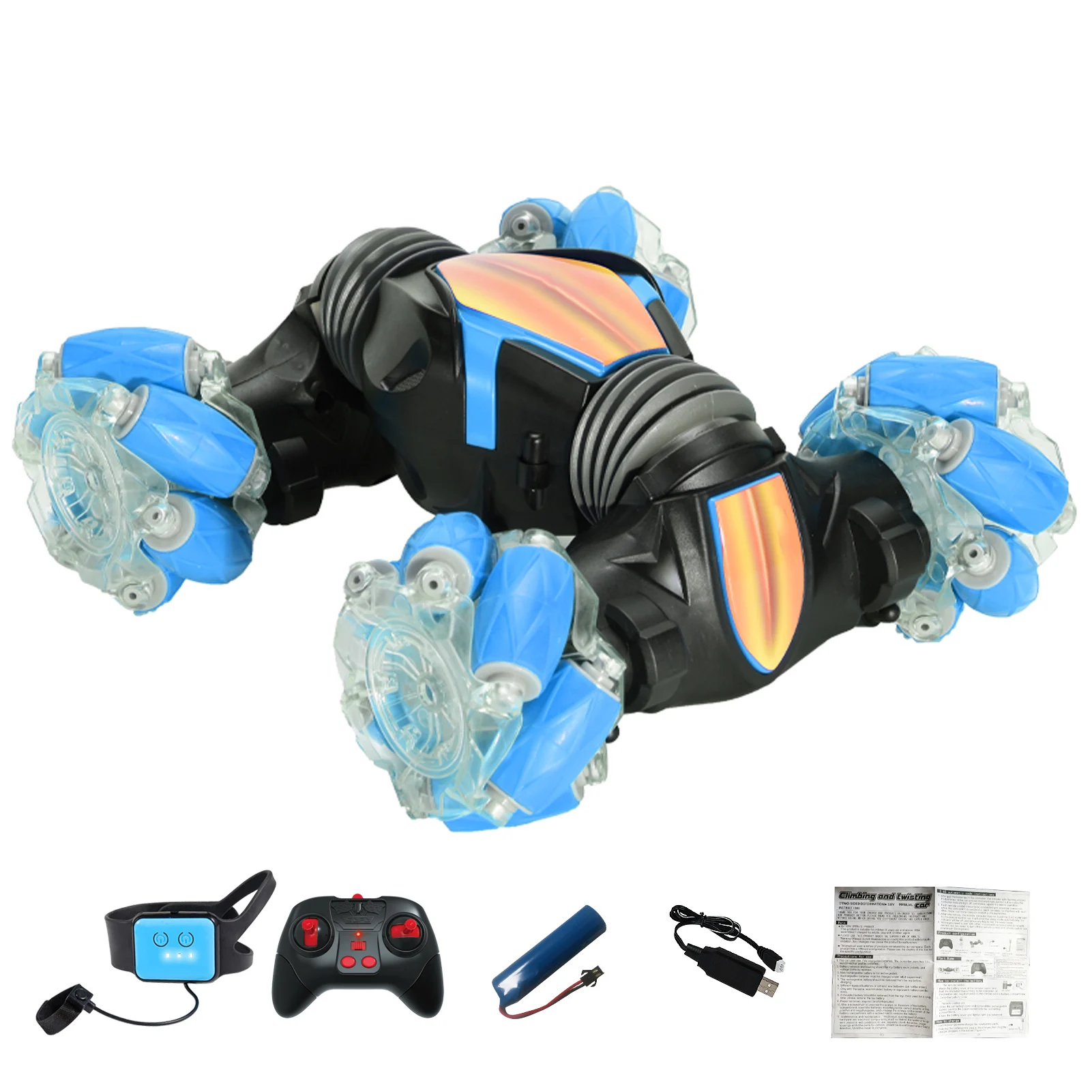 

Remote Control Car Crawler With Battery Electric Vehicle Kid Toy Rechargable Gesture Detection Collision Resisitant High Speed