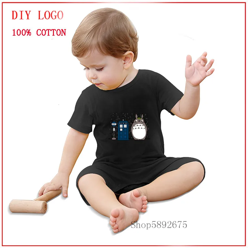 Комбинезон для девочек 0 24 мес. летняя одежда с принтом коротким рукавом Доктор