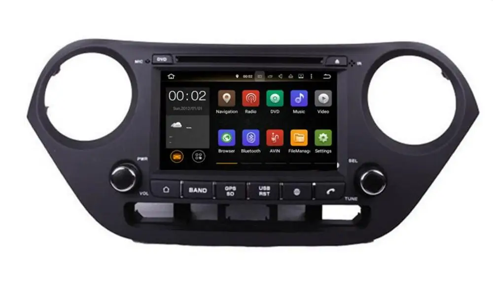 

Новейший Android 10 машинный DVD проигрыватель для Hyundai I10 I-10 2013 + GPS навигации GPS стерео радио магнитофон