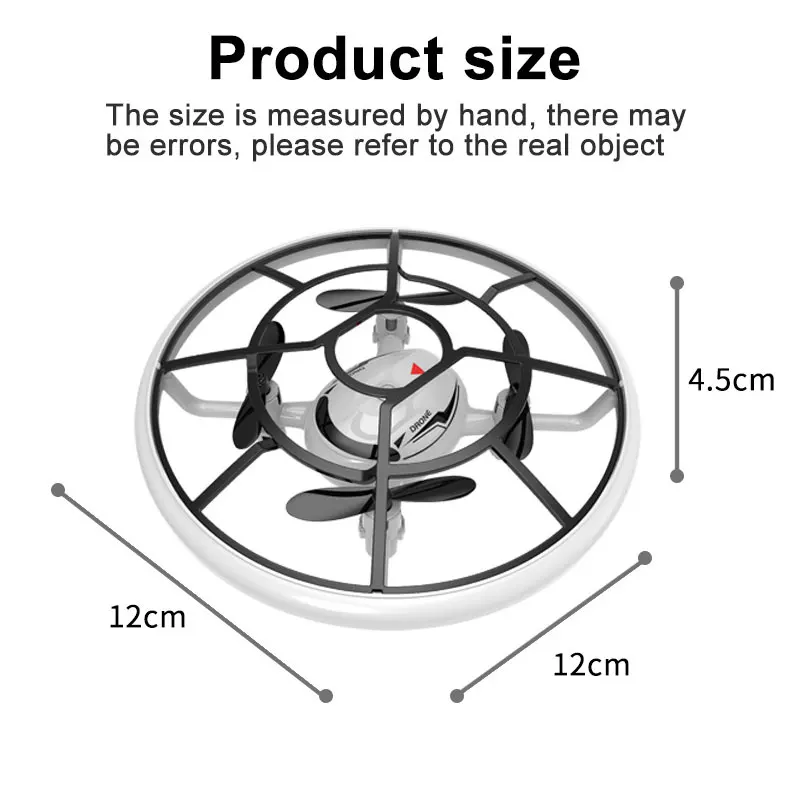 

ZITY S122 Mini Drones Helicopter RC UFO Aircraft Hand Sensing Infrared RC Helicopter Small Quadcopter Electric Induction Toys