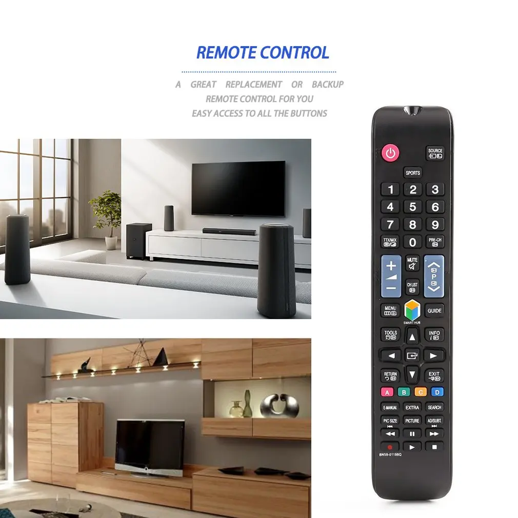 ТВ пульт дистанционного управления совместим с Samsung BN59-01178R BN59-01198U Smart TV не