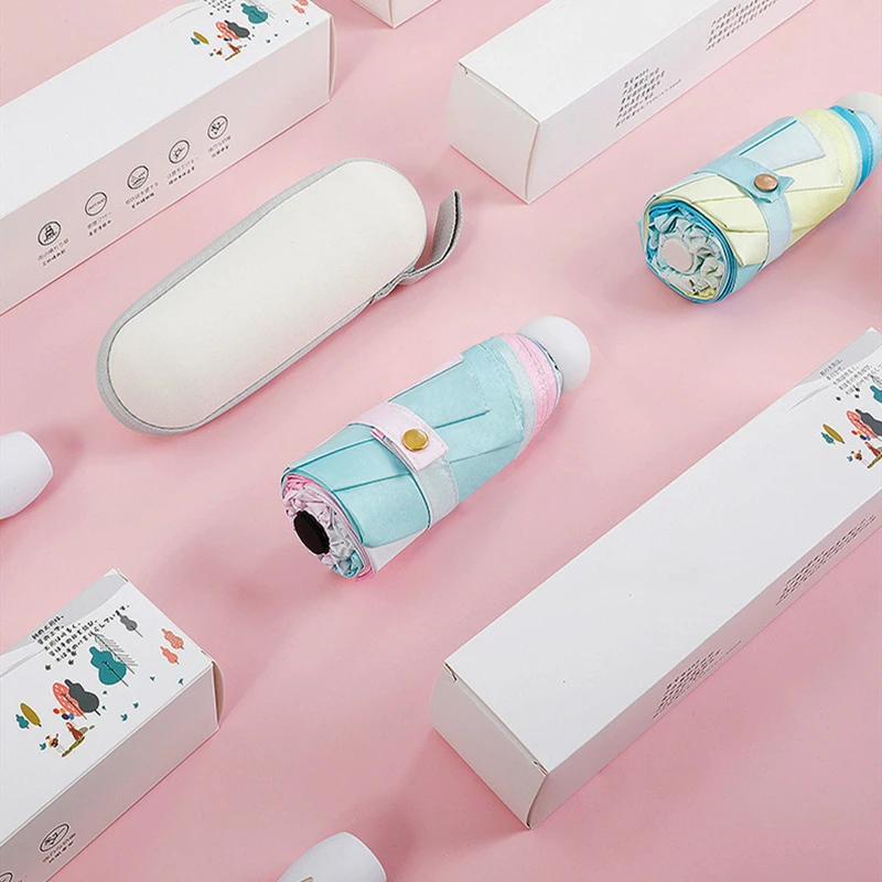 Оригинальный зонт меняющий цвет с градиентом радуги новинка карманный зонтик от