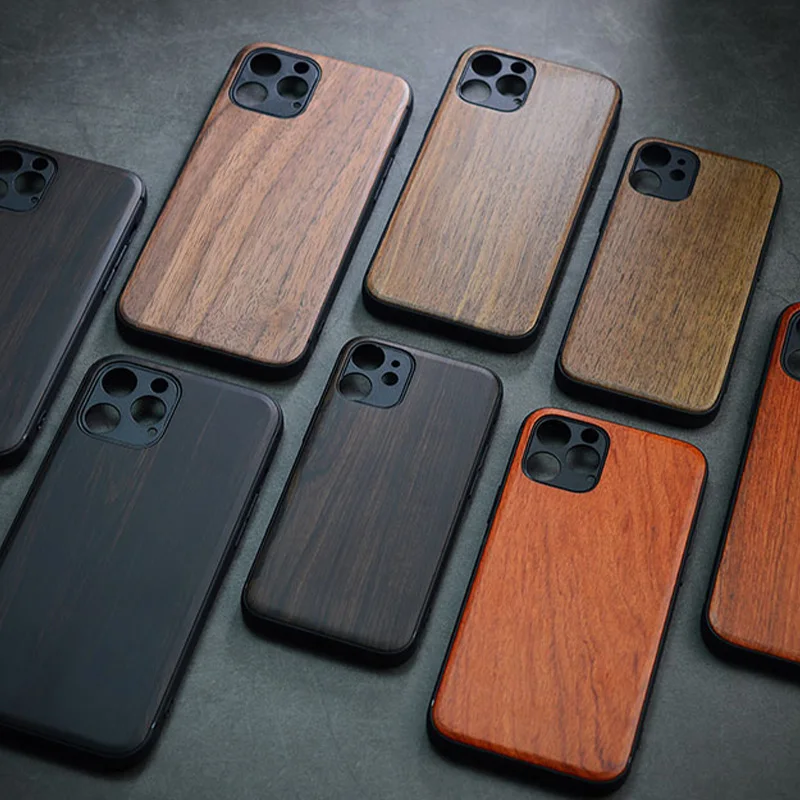 elewood custom 3d carved picture wood cases luxury tup soft edge cover wooden accessory thin shell protective xiaomi phones hull free global shipping