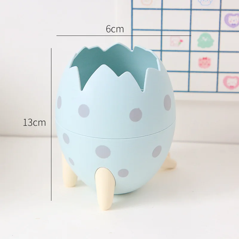 Cute Dinosaur Twisted Egg Toothbrush Toothpaste Holder & Organize Storage Box Pen | Дом и сад