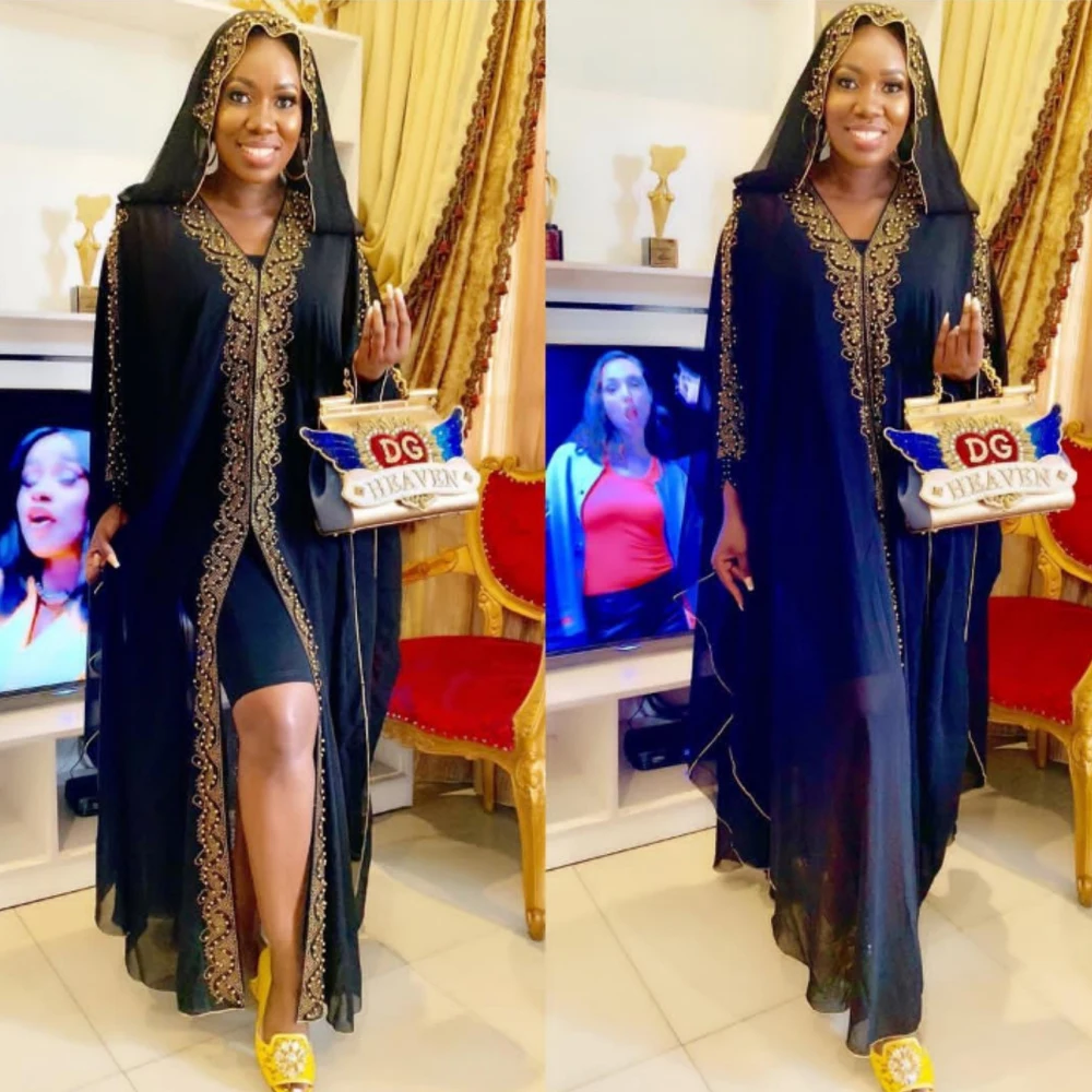 

2021 Dashiki Traditional African Clothes For Women 2 Piece Set Plus Size Diamond Robe Africaine Tops Pants Suit Ladies Clothing