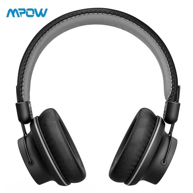 Mpow Топ H1 беспроводные наушники HD Hi-Fi стерео наушники с шумоподавлением с микрофоном над ухом Bluetooth гарнитура для iPhone