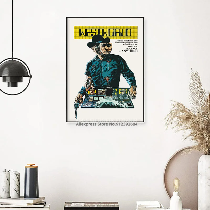 Плакаты и принты tvshow Westworld плакат из фильма настенное искусство Картина на холсте