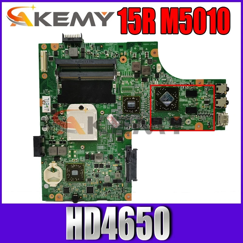 

Материнская плата Akemy для ПК Dell Inspiron 15R M5010, основная плата CN-0HNR2M 0HNR2M HNR2M 48,4hh06. 011 HD4650, бесплатный графический процессор