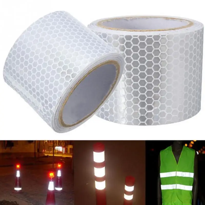 

5x300cm Car decoration Motorcycle Reflective Tape Stickers Car Styling For Automobiles Safe Material Safety Warning Tape