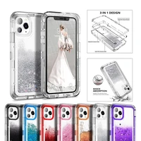 for iphone 12 11 13 pro max 6 6s 8 7 plus x xsmax xr xs hybrid 3d glitter armor dynamic quicksand shockproof phone cases covers
