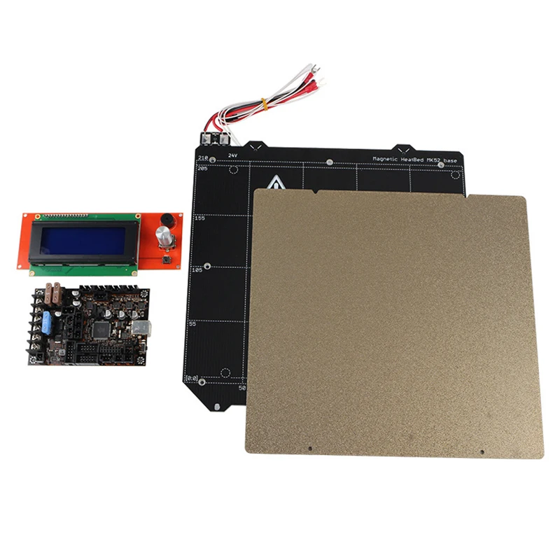 Einsy Rambo 1.1A материнская плата + 2004 ЖК дисплей MK52 netic Hot Bed PEI стальная пластина для Prusa