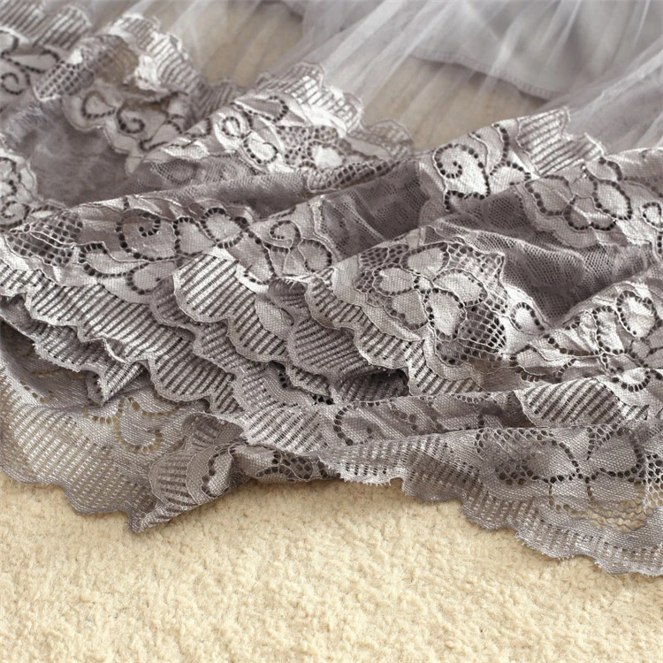 2019 винтажные кружевные юбки Женская эластичная юбка из тюля с высокой талией