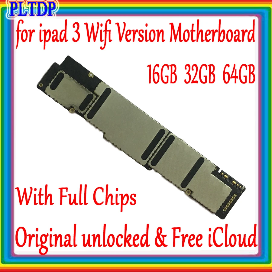 Материнская плата для ipad 3 Wi Fi версии/Wifi 3G новой версии материнская полным набором