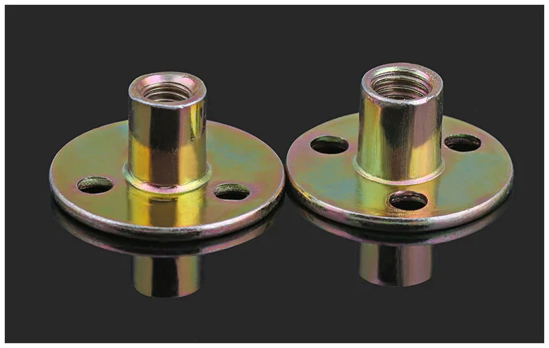 Железная пластина гайка мебель фанера на замке для дивана замок ног оцинкованная