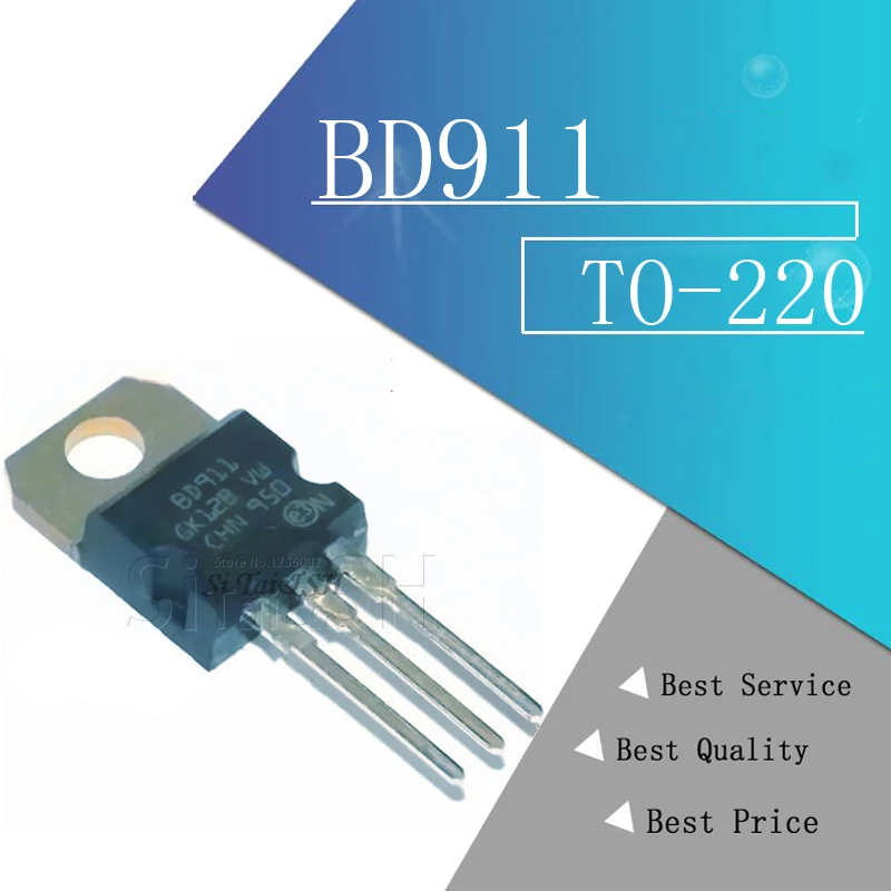 Новинка интегральная схема BD911 TO220 TO-220 10 шт. | Электронные компоненты и