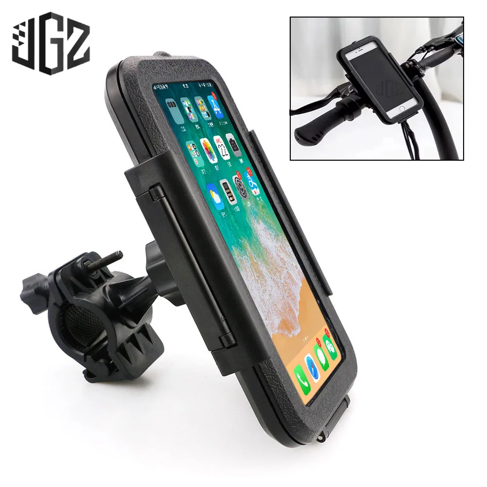 Motorcycle 22-28mm Phone Stand Holder Case Universal Waterproof Bag GPS Handlebar Bracket Mount For Yamaha Triumph Kawasaki KTM