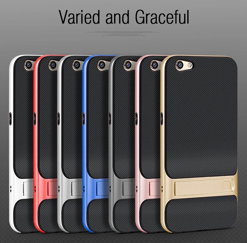 Onenine Kickstand 3D мобильный телефон чехол s для OPPO R9s Plus накладка 6 0 TPU PC Hybrid 360 Защита