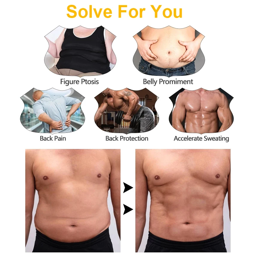 Мужской тренировочный тренажер для талии корсет из неопрена сауна триммер