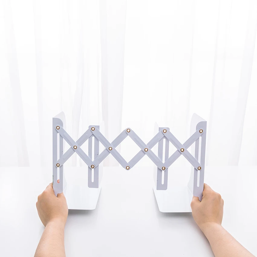 Симпатичная мультяшная Регулируемая подставка для книг металлическая дома и