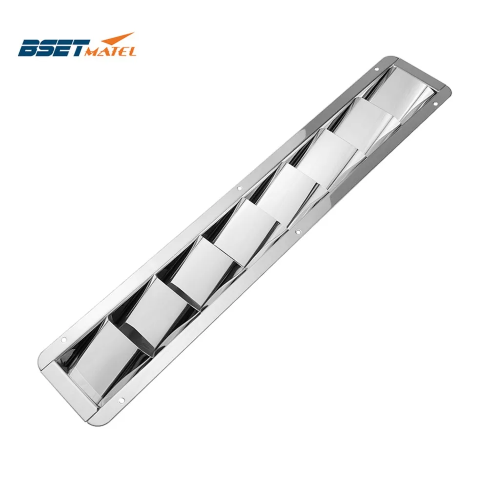 

BSET MATEL 8 слотов нержавеющая сталь 304 лодка морской жалюзи вентиляционная решетка Вентиляция жалюзи решетка гриль