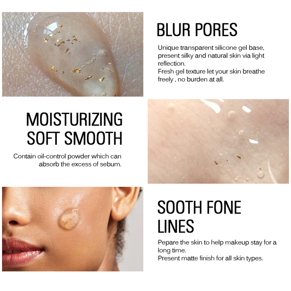 SACE LADY макияж масляный праймер контроль основа для лица гель 24K золото