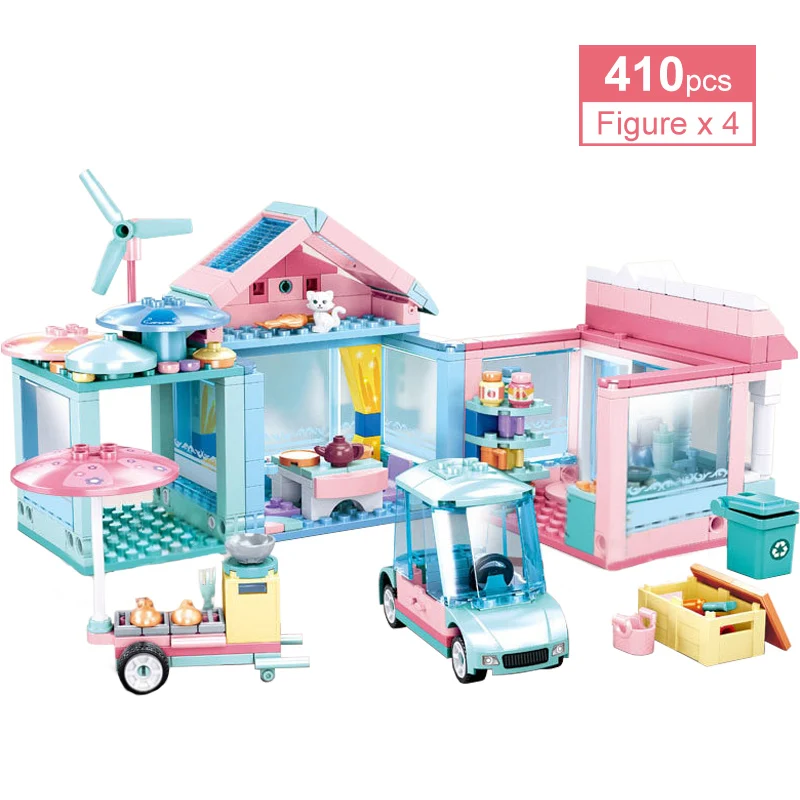 410 шт. Детский конструктор Игра в дом | Игрушки и хобби