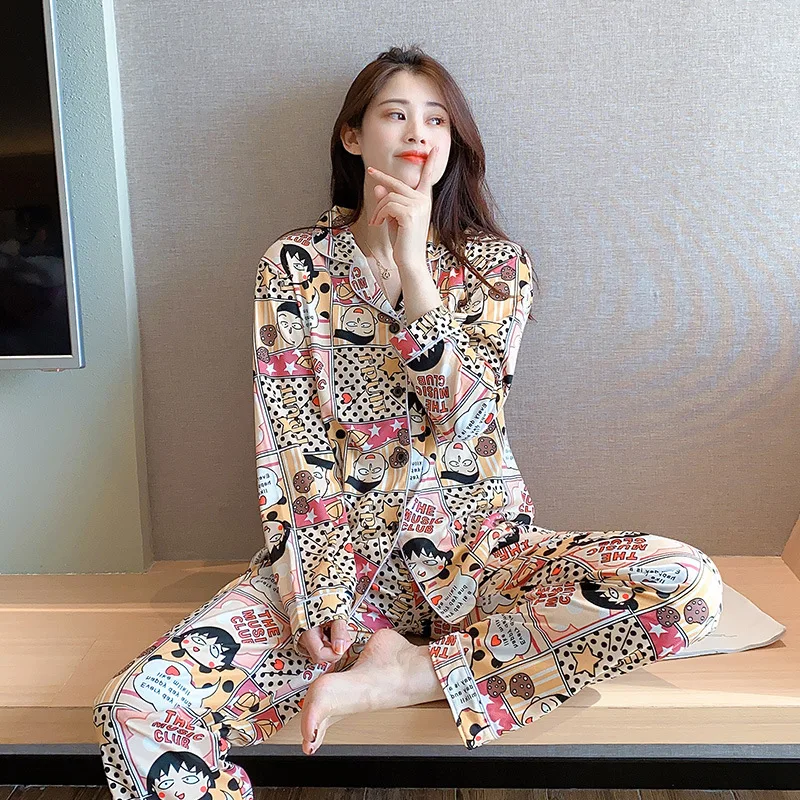 Новинка тонкие пижамы для беременных одежда женщин комплект с принтом свободная