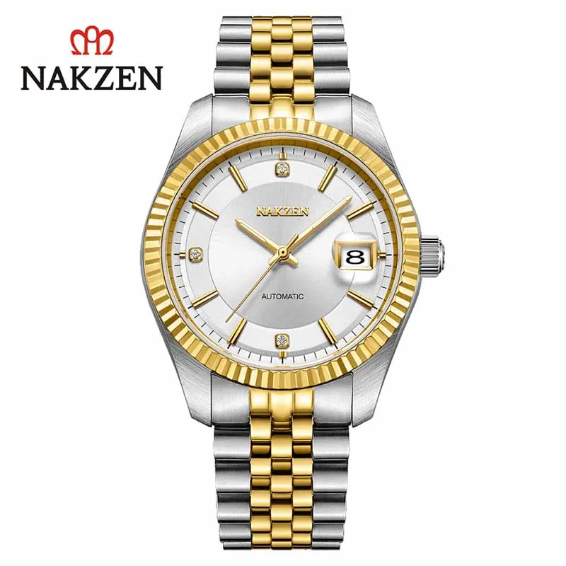 Часы наручные NAKZEN женские механические автоматические Роскошные