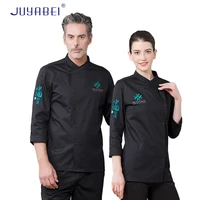 professional restaurant tops chef uniform hat apron long sleeve kitchen cooking workwear jacket catering waiter overalls outfits