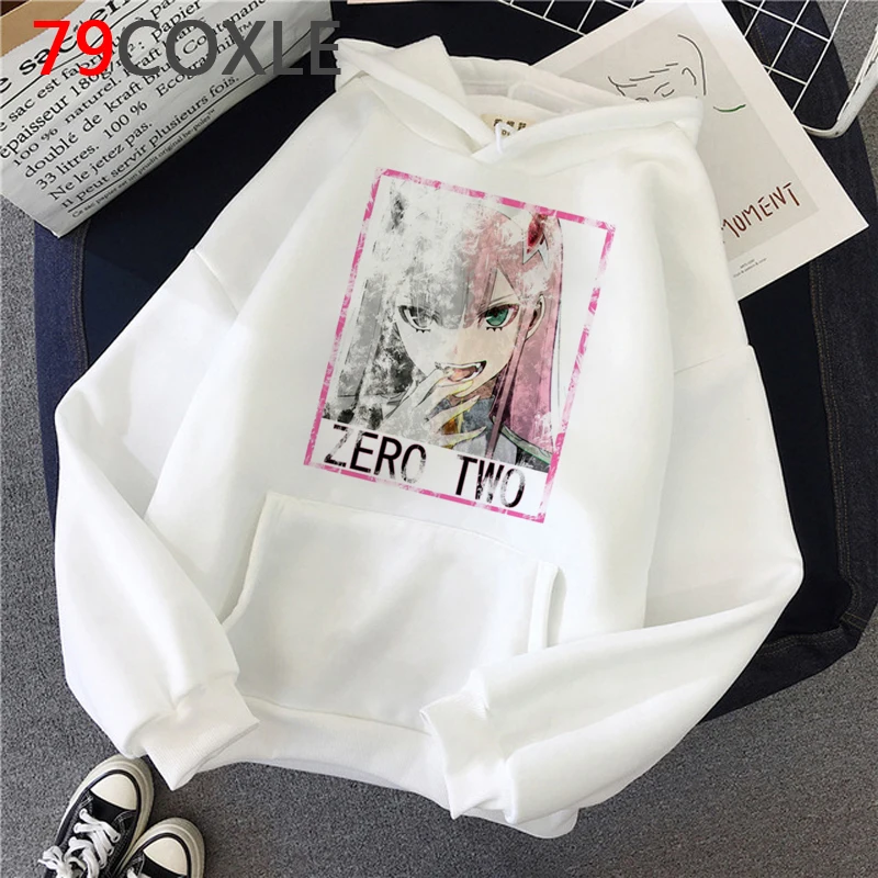 

Darling в Franxx ноль два толстовки для мужчин аниме Графический для мужчин с капюшоном y2k эстетический harajuku