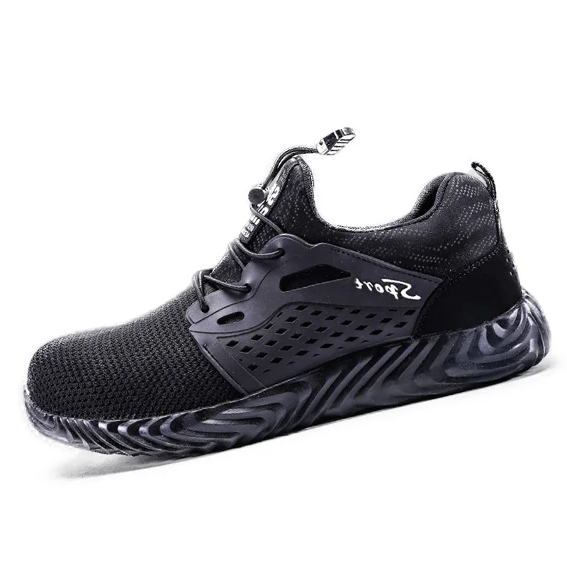 

Safety Indestructible Shoes Steel Toe Work Safety Boot Men Shoes Work Boots Safety Shoes Anti-puncture Smashing Work Sneakers