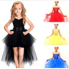 Черная юбка-пачка для маленьких девочек, детское платье принцессы, бальное платье на бретелях, новинка 2021, пышная сетчатая мягкая пачка принтов ручной работы