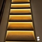 Автоматическое освещение лестницы с датчиком движения, 16 шагов, теплый белый свет, 0,5 м