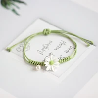 little daisy fashion popular girlfriend student girl gift hand knitted bracelet jewelry mz423