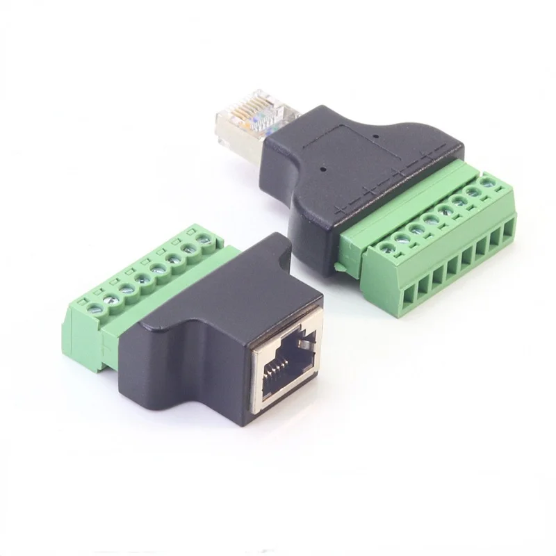 

Переходник с коннектора RJ45 на 8 контактов