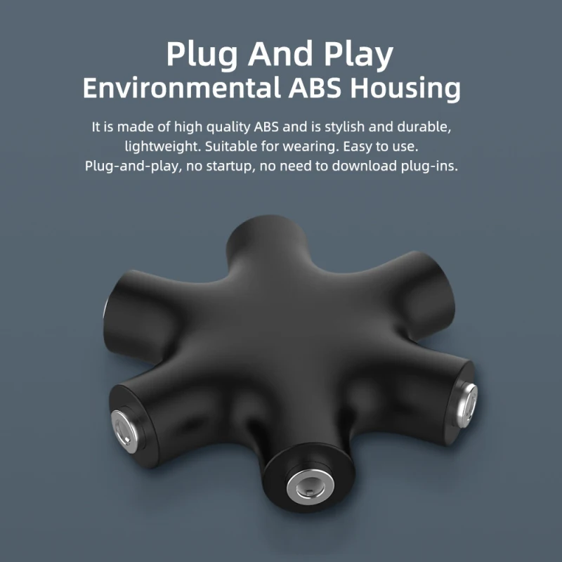 Разветвитель для наушников 3 5 мм 6 портов | Электроника