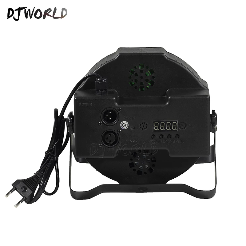 LED Par 7x12 Вт RGBW 4в1 сценический движущийся кабель DMX 512 Светодиодная лампа для клубов